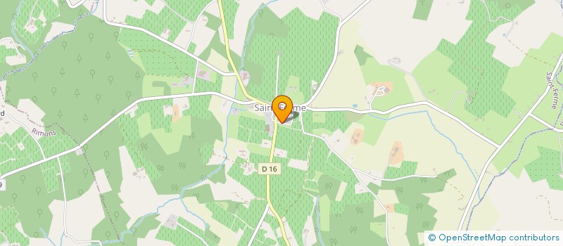 localisation de l'entreprise LES  ESCRIMEURS DE L'ABBAYE  SAINT-FERME