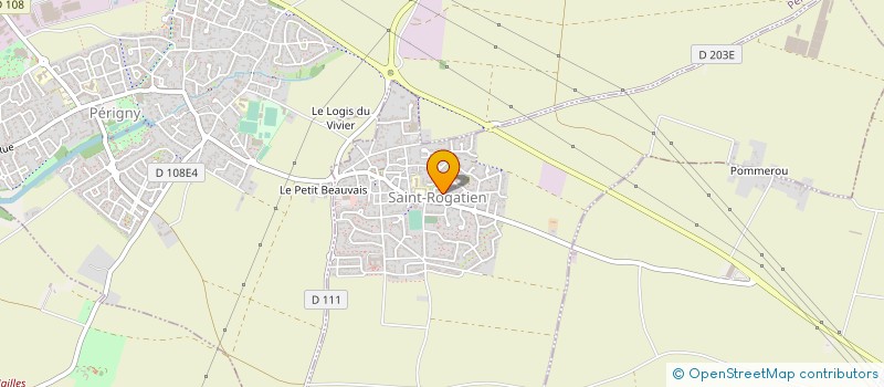 localisation de l'entreprise LES ESPACES 17  SAINT-ROGATIEN