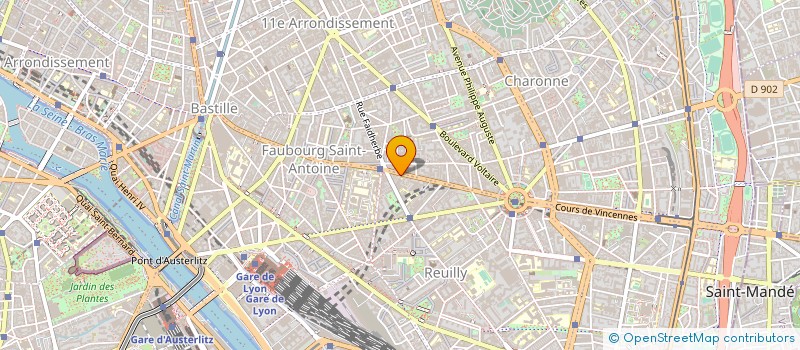 localisation de l'entreprise LES ESPACES ROMEO GUERIN  PARIS