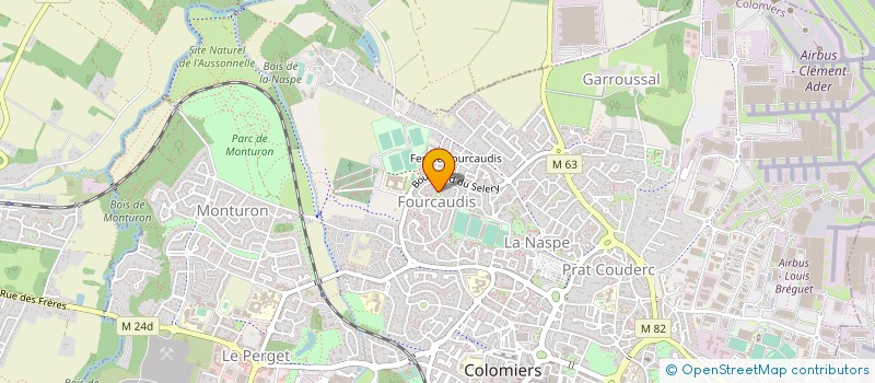 localisation de l'entreprise LES ESPACES VERTS DE MELISSE à COLOMIERS