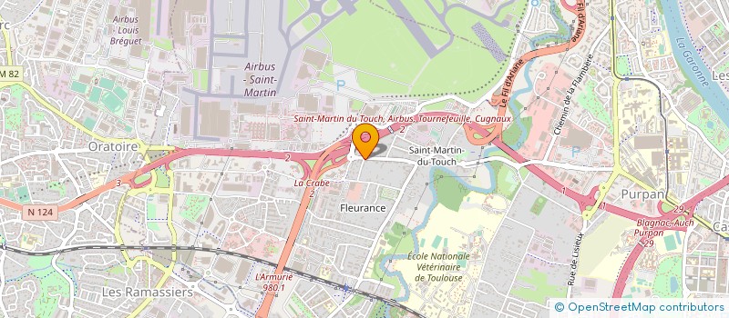 localisation de l'entreprise LES ESPACES VERTS DU LANGUEDOC à TOULOUSE