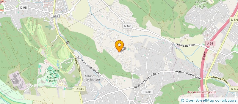 localisation de l'entreprise LES ESPERELLES  CABRIES