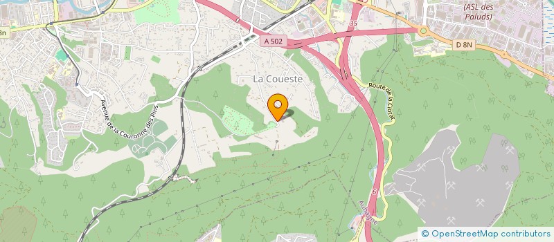 localisation de l'entreprise LES ESPILLIERES à AUBAGNE