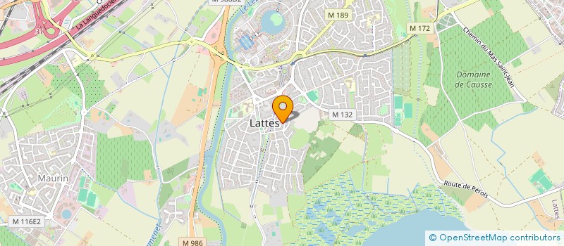 localisation de l'entreprise LES ESPOIRS DE LA DANSE à LATTES