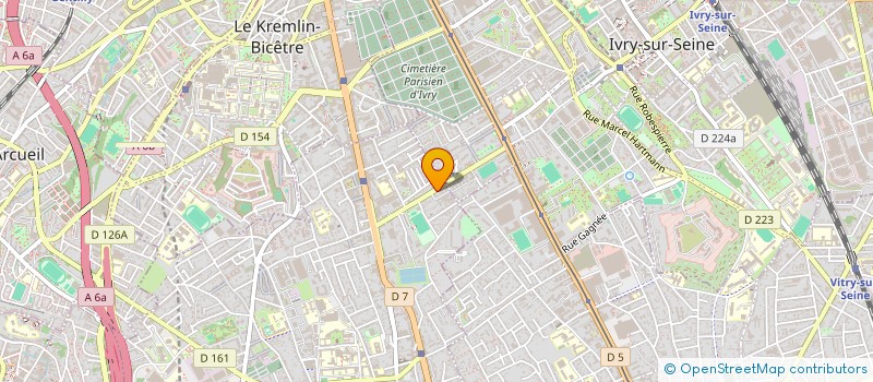 localisation de l'entreprise LES ESPRITS DU FLEUVE à VILLEJUIF