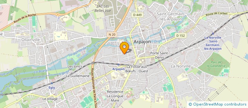 localisation de l'entreprise LES ESQUIROLS  ARPAJON