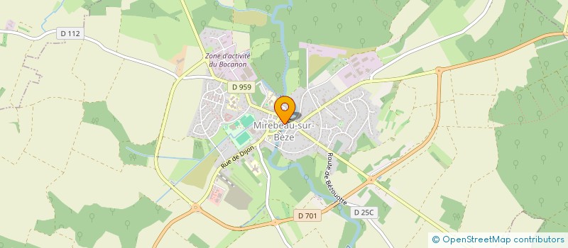 localisation de l'entreprise LES ESQUIROTS  TROCHERES