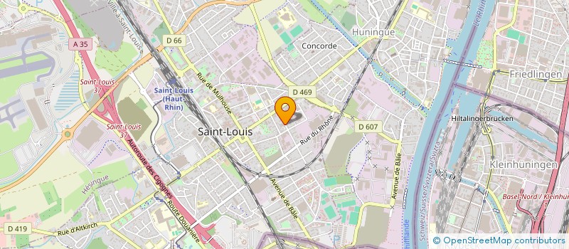localisation de l'entreprise LES ESSENCES DE L'ART à SAINT-LOUIS