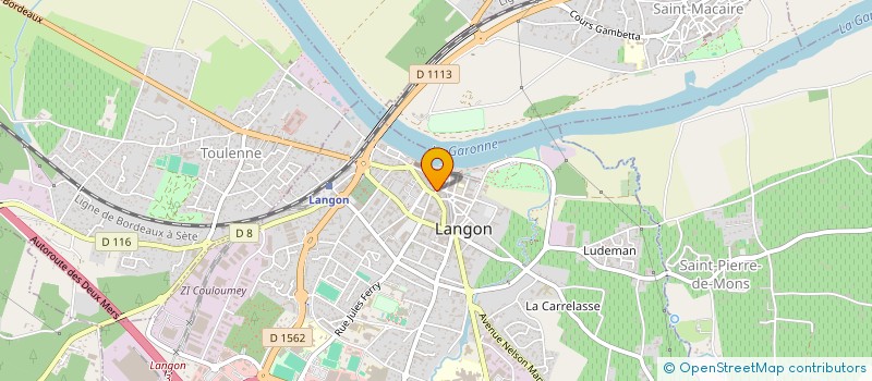 localisation de l'entreprise LES ESSENCES FLORALES à LANGON