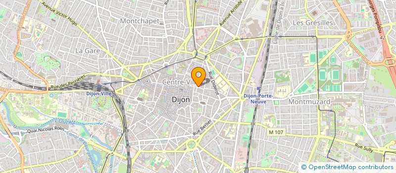 localisation de l'entreprise LES ESSENCIELLES à DIJON