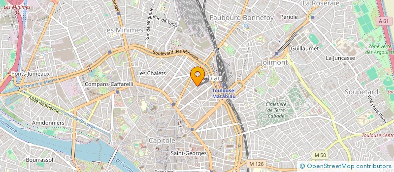 localisation de l'entreprise LES ESSENTIELLES à TOULOUSE