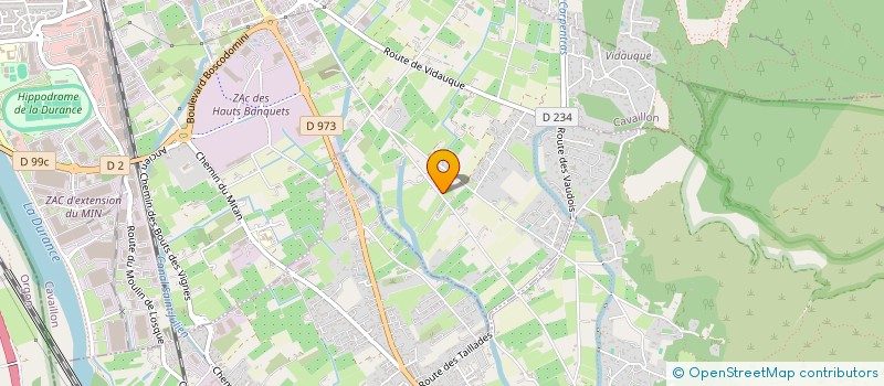 localisation de l'entreprise LES ESTABLINES  CAVAILLON