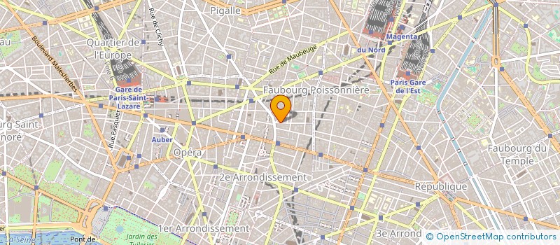 localisation de l'entreprise LES ESTIMATIONS DU FAUBOURG à PARIS