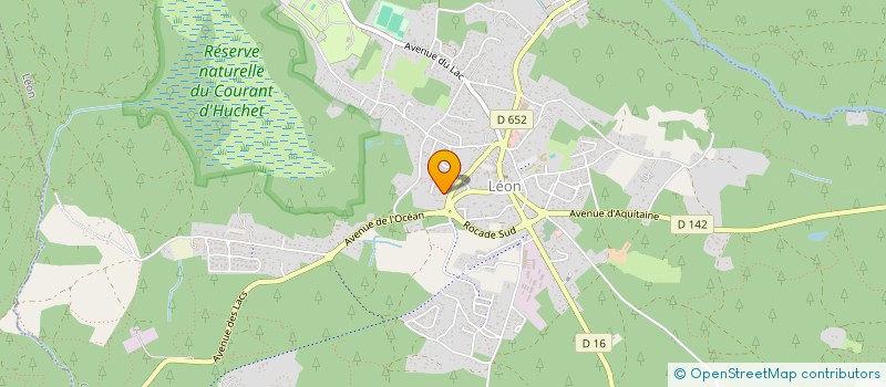 localisation de l'entreprise LES ESTIVALES à LEON