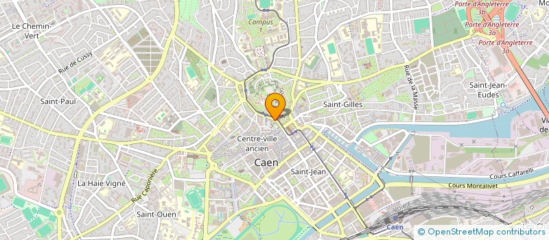 localisation de l'entreprise LES ESTIVALES DE NORMANDIE à CAEN