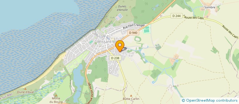 localisation de l'entreprise LES ESTIVALES LYRIQUES DE WISSANT  WISSANT