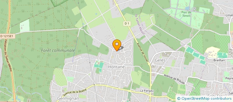 localisation de l'entreprise LES ESTIVES  BORDEAUX