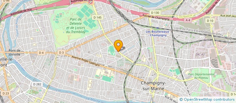 localisation de l'entreprise LES ETABLISSEMENTS ACADIER-SECURITE PRIVEE à CHAMPIGNY-SUR-MARNE