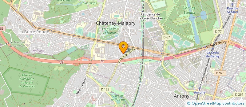 localisation de l'entreprise LES ETABLISSEMENTS ASSOCIES à CHATENAY-MALABRY