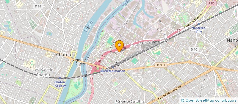 localisation de l'entreprise LES ETABLISSEMENTS CARRE FRERES à RUEIL-MALMAISON