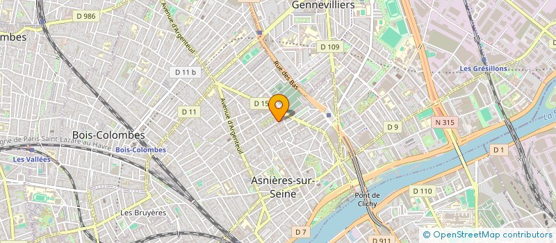 localisation de l'entreprise LES ETABLISSEMENTS MAISON D'EDITION à ASNIERES-SUR-SEINE