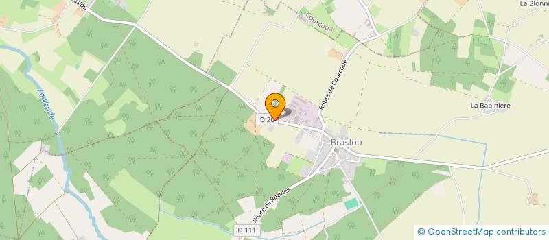 localisation de l'entreprise LES ETABLISSEMENTS MAROLLEAU à BRASLOU