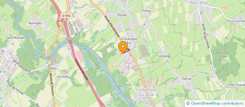 localisation de l'entreprise LES ETABLISSEMENTS SIMOX à CONTAMINE-SUR-ARVE