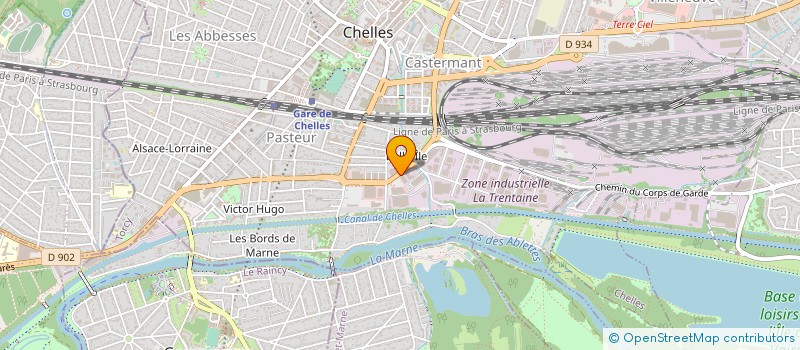 localisation de l'entreprise LES ETABLISSEMENTS THIBOUT à CHELLES