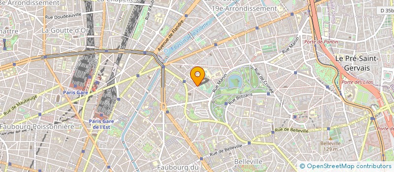 localisation de l'entreprise LES ETAINS DU MANOIR à PARIS