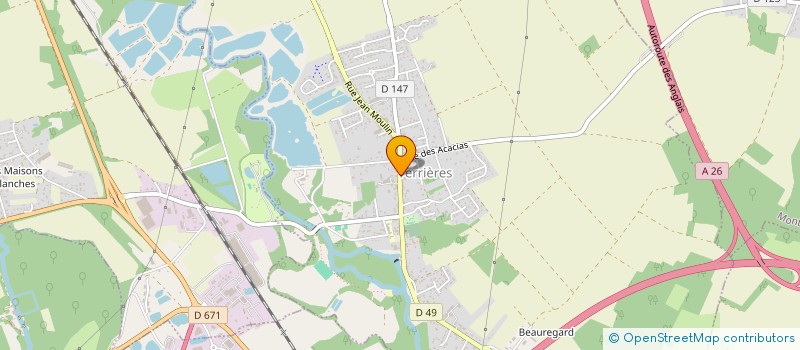 localisation de l'entreprise LES ETANCHEURS AUBOIS à VERRIERES