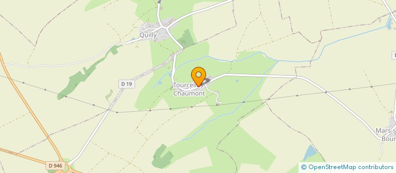 localisation de l'entreprise LES ETANGS  TOURCELLES-CHAUMONT