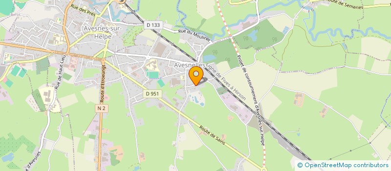 localisation de l'entreprise LES ETANGS AVESNELLOIS à AVESNELLES