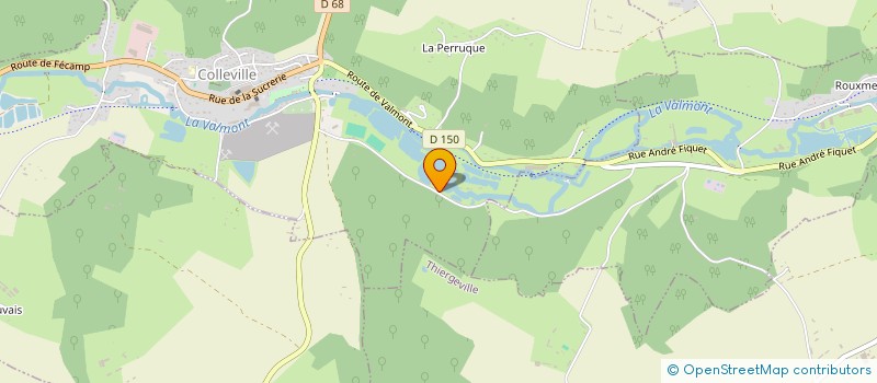 localisation de l'entreprise LES ETANGS COLLEVILLAIS  COLLEVILLE