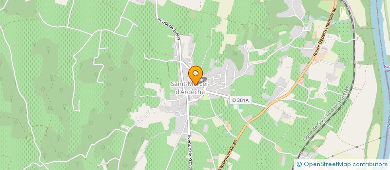 localisation de l'entreprise LES ETANGS D'ART à BOURG-SAINT-ANDEOL