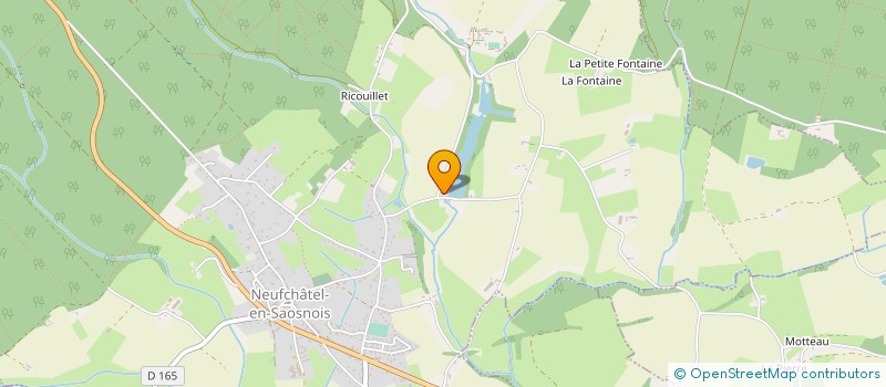 localisation de l'entreprise LES ETANGS DE GUIBERT  NEUFCHATEL EN SAOSNOIS