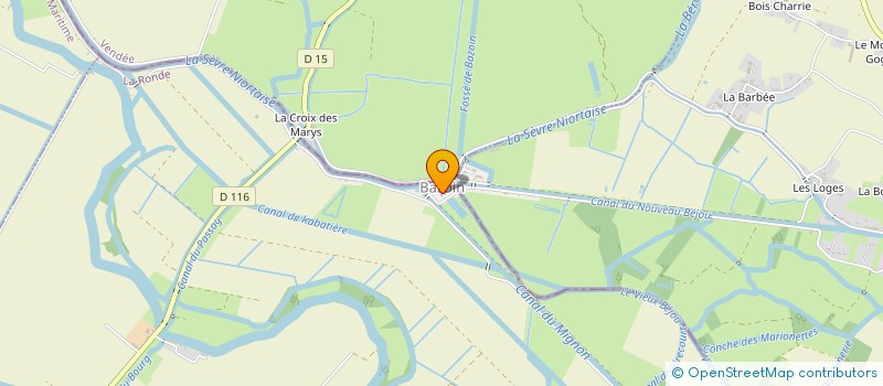 localisation de l'entreprise LES ETANGS DE JULIE  LA RONDE