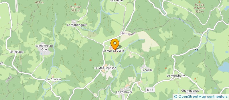 localisation de l'entreprise LES ETANGS DE MONTALETANG à SAINT-MOREIL