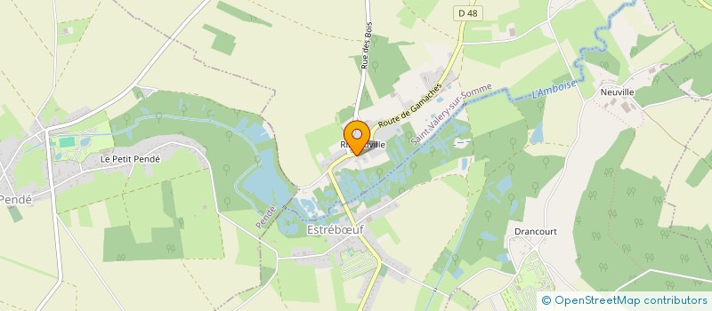 localisation de l'entreprise LES ETANGS DE SAINT VALERY  SAINT-VALERY-SUR-SOMME