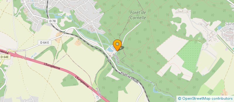 localisation de l'entreprise LES ETANGS DU MOULIN NEUF à PRESLES