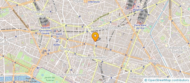 localisation de l'entreprise LES ETAPES ANDRE TRIGANO à PARIS