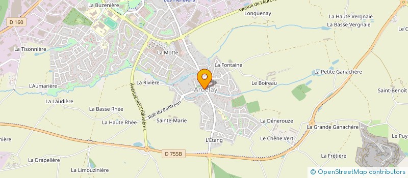 localisation de l'entreprise LES ETAPS à LES HERBIERS