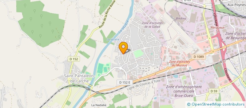 localisation de l'entreprise LES ETATS D'ART  SAINT-PANTALEON-DE-LARCHE