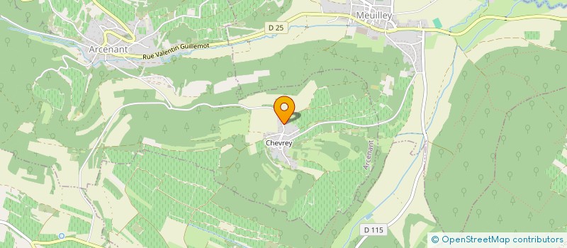 localisation de l'entreprise LES ETERNELS  ARCENANT