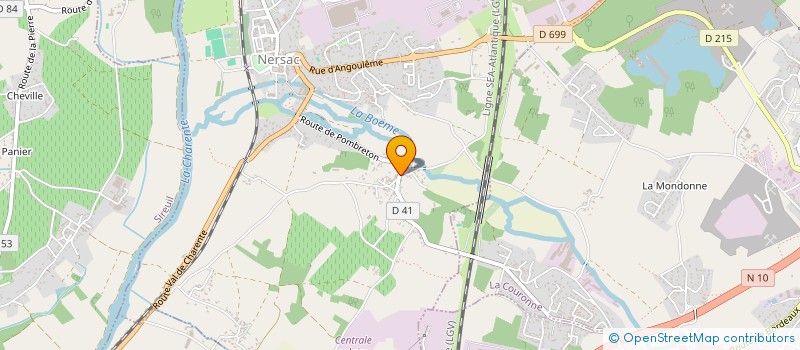 localisation de l'entreprise LES ETERNELS RENOVATION 16  CLAIX