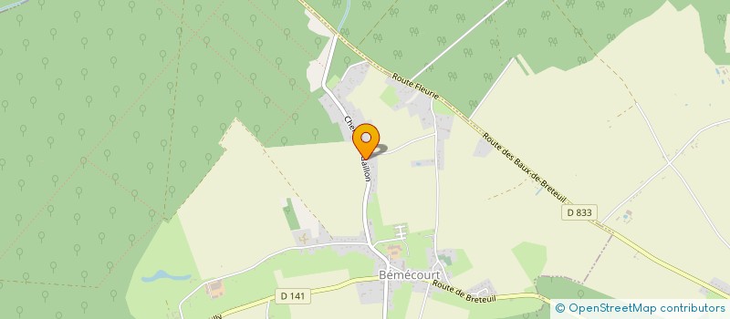 localisation de l'entreprise LES ETINCELLES  BEMECOURT