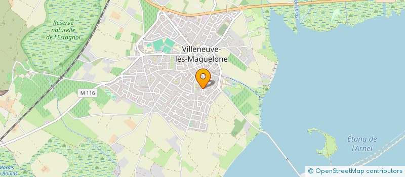 localisation de l'entreprise LES ETINCELLES  VILLENEUVE-LES-MAGUELONE