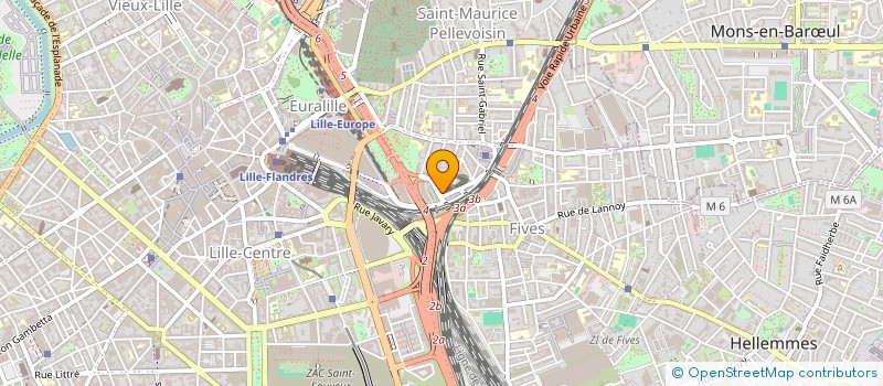 localisation de l'entreprise LES ETINCELLES LILLOISES  LILLE
