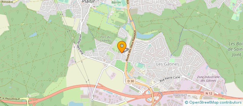 localisation de l'entreprise LES ETOFFES DE SAINT CLAIR  LANGOIRAN