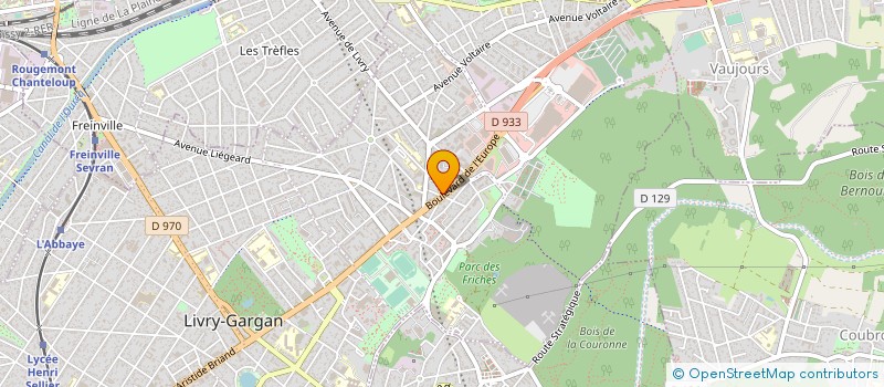 localisation de l'entreprise LES ETOILES à LIVRY-GARGAN