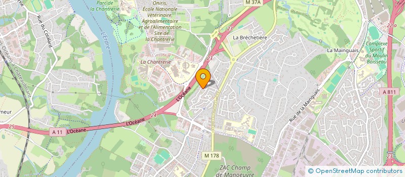 localisation de l'entreprise LES ETOILES  NANTES